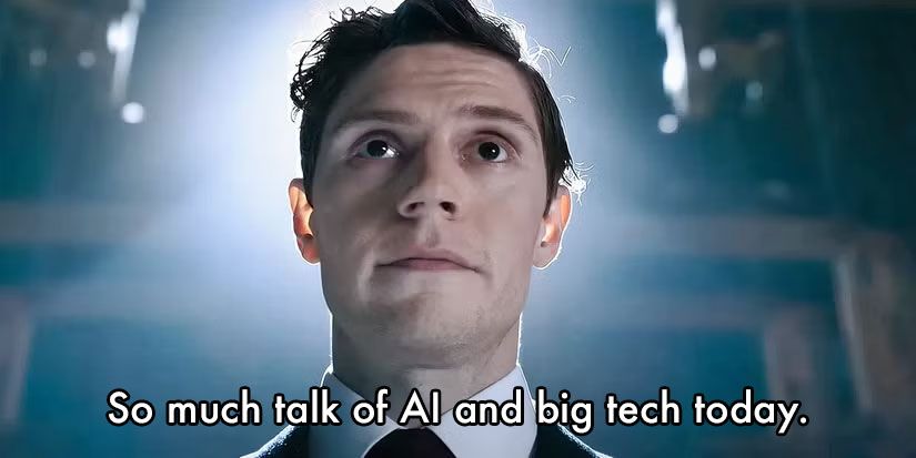 So much talk of AI and big tech today
