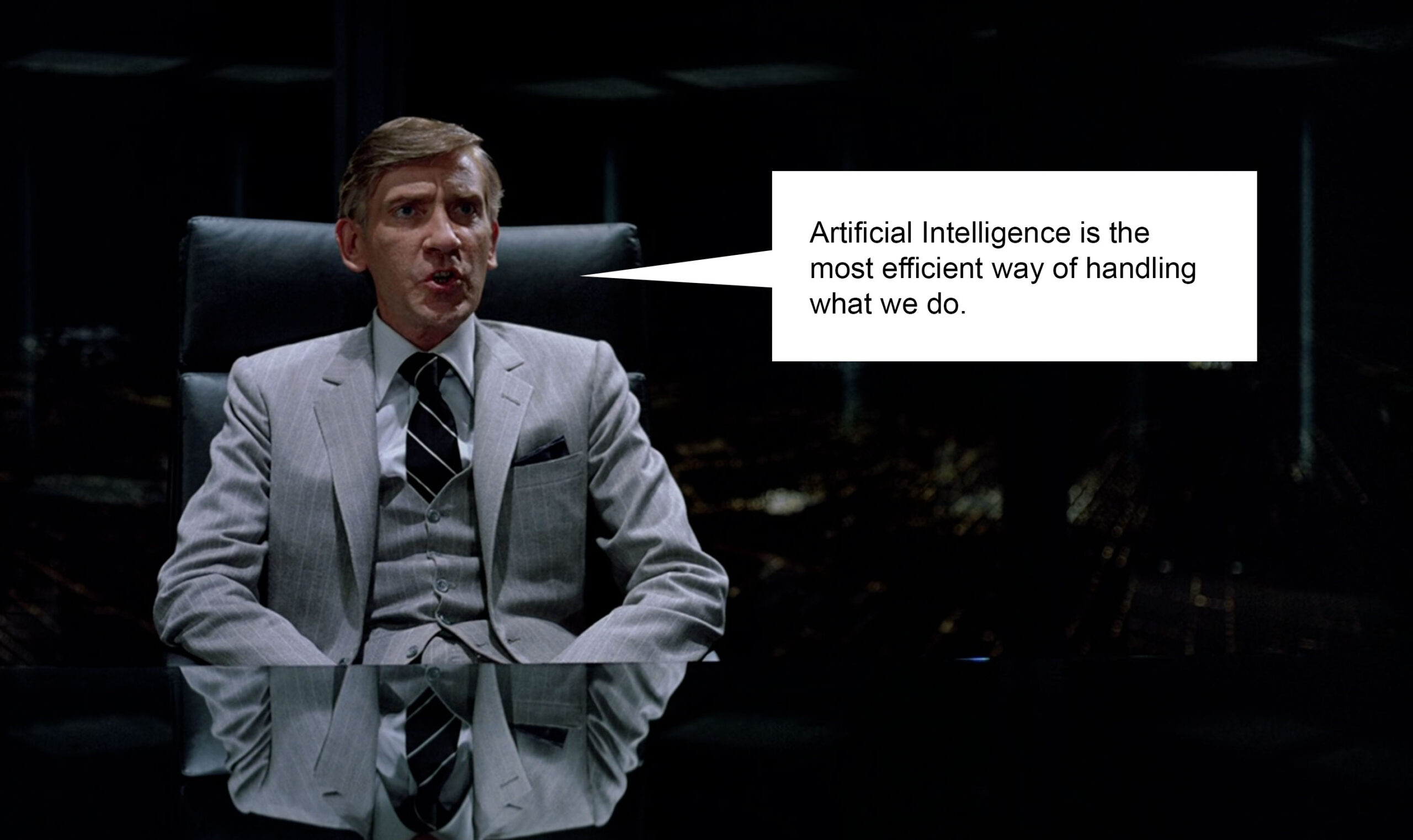 AI is the most efficient